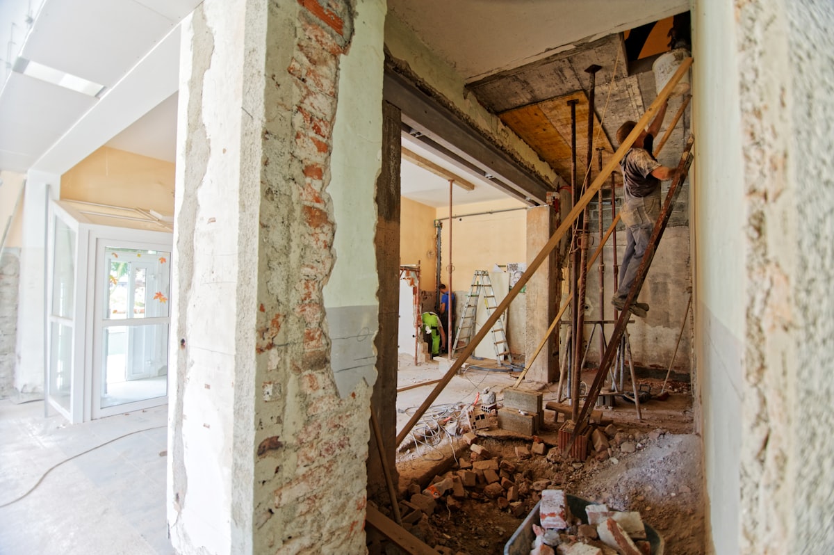 Post-construction cleanup on a Calgary renovation